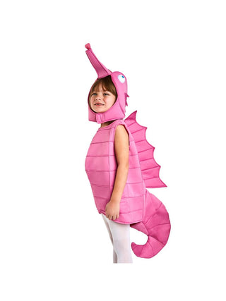 Toddler Pink Sea Horse Costume-COSTUMEISH