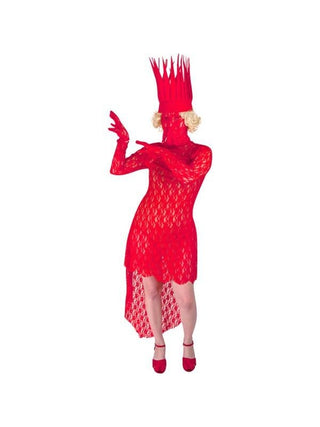 Teen Red Pop Singer Diva Costume-COSTUMEISH