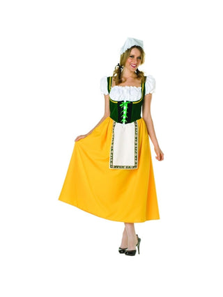 Adult Green Milk Maiden Costume-COSTUMEISH