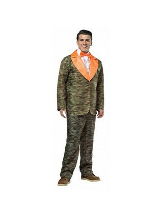Adult Camouflage Tuxedo Costume-COSTUMEISH