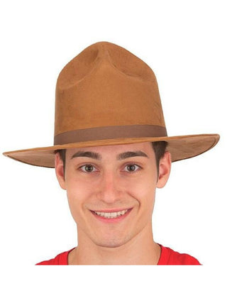 Faux Suede Ranger Hat-COSTUMEISH