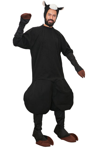 Disfraz de Halloween de oveja negra para adulto