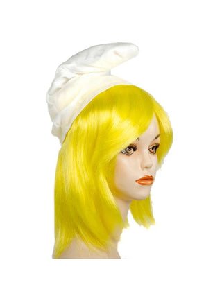 Women Blue Troll Yellow Wig-COSTUMEISH