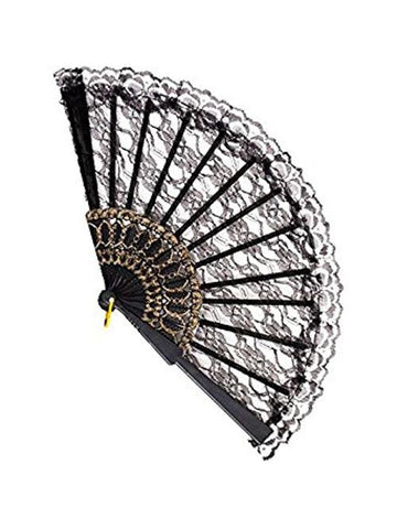Black Lace Fan-COSTUMEISH