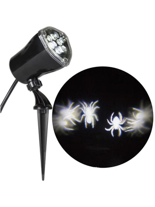 White Spiders Whirling Lightshow Projection Halloween Decoration-COSTUMEISH