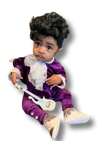 Disfraz de Príncipe Bebé Lluvia Púrpura