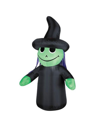 Inflatable 4' Outdoor Witch Yard Decoration-COSTUMEISH