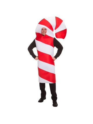 Adult Candy Cane Costume-COSTUMEISH