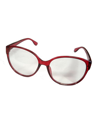Sally Jessy Raphael Red Costume Glasses-COSTUMEISH
